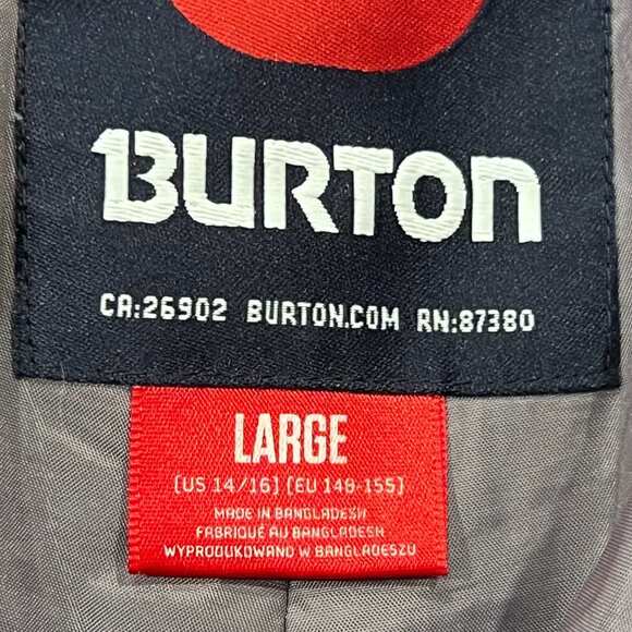 Burton Youth Snowboard Pants, Black, L 14-16 - Picture 3 of 12